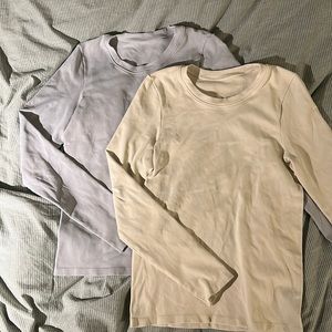 Athletic long sleeve tops